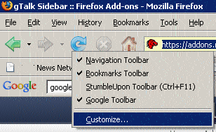 Customize Firefox