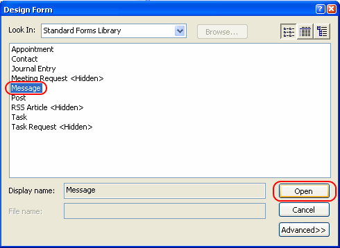 Design Form Window