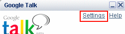 GoogleTalk - Settings