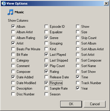 View Options