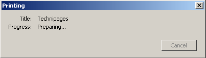Firefox print dialog