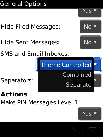 SMS and Email Inboxes setting SMS and Email Inboxes setting