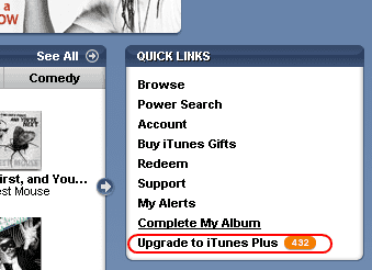 iTunes Plus link iTunes Plus link