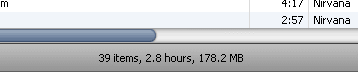 iTunes file size iTunes file size