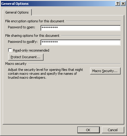 Word 2010 Entering a password to protect the document Word 2010 Entering a password to protect the document