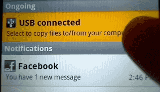 USB connected