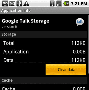 Clear data Clear data