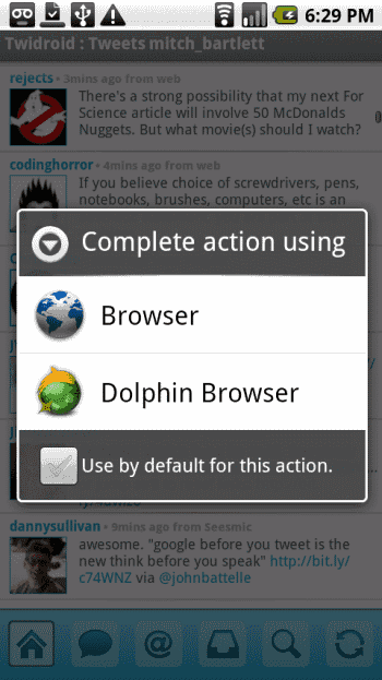 Complete action using prompt Complete action using prompt