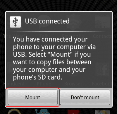 Mount Droid Mount Droid