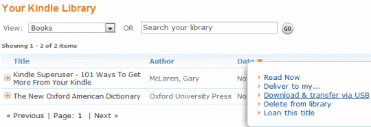 Kindle Fire book actions on Amazon Kindle Fire book actions on Amazon