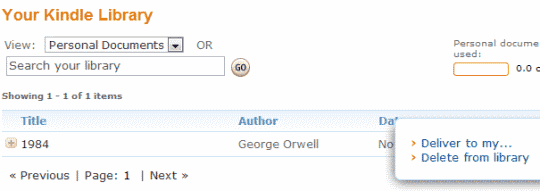 Kindle Fire doc actions on Amazon Kindle Fire doc actions on Amazon