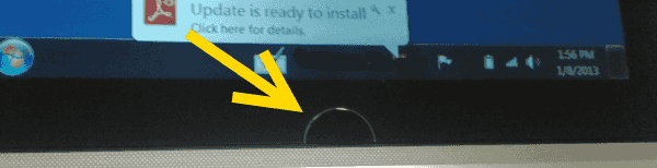 Eee Slate Home button