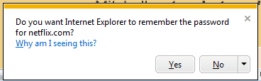 IE prompt to remember password