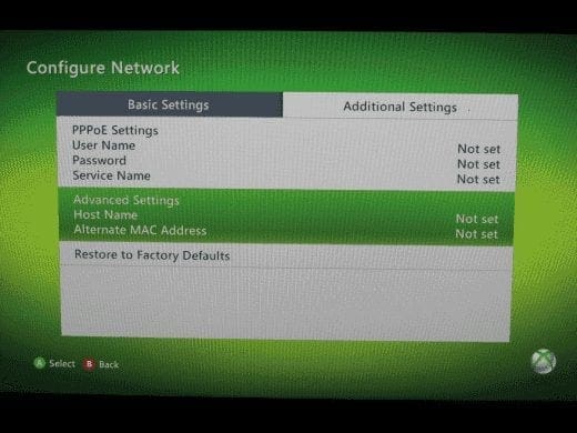 XBox Find MAC Address - Technipages