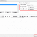 Outlook 2010 email signature screen