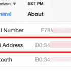 iPhone 7: Locate Wi-Fi MAC Address