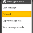 Android: Forward Text Message