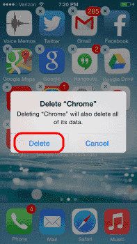 iOS Confirm Delete