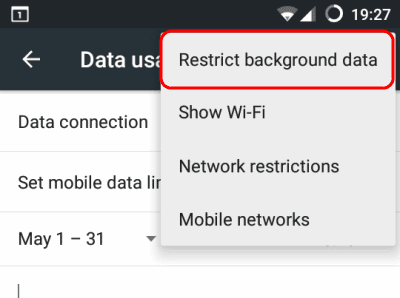 Android: Enable or Disable Background Data - Technipages