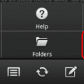 Kindle Fire email settings button