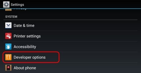 Android Developer Options Is Missing From Settings Technipages