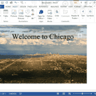 Word 2016: How to Set Background
