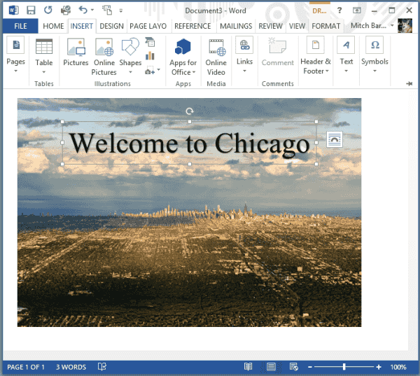 Word 365: How to Set Background - Technipages