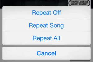 iOS7 Repeat Options
