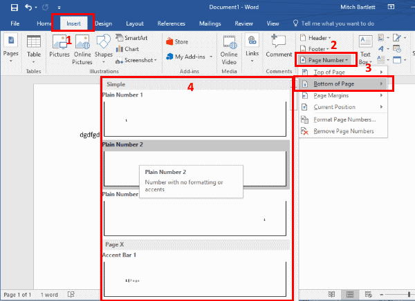 changing margins in word 2016