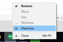 Windows Maximize App