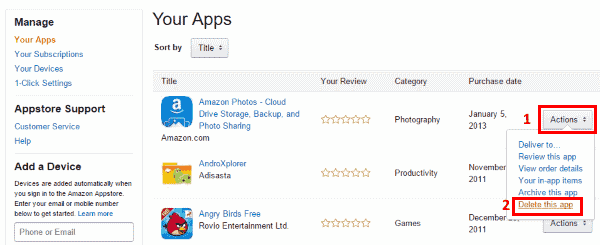 Kindle Fire How to Uninstall Apps