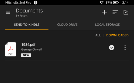 download pdf onto kindle fire