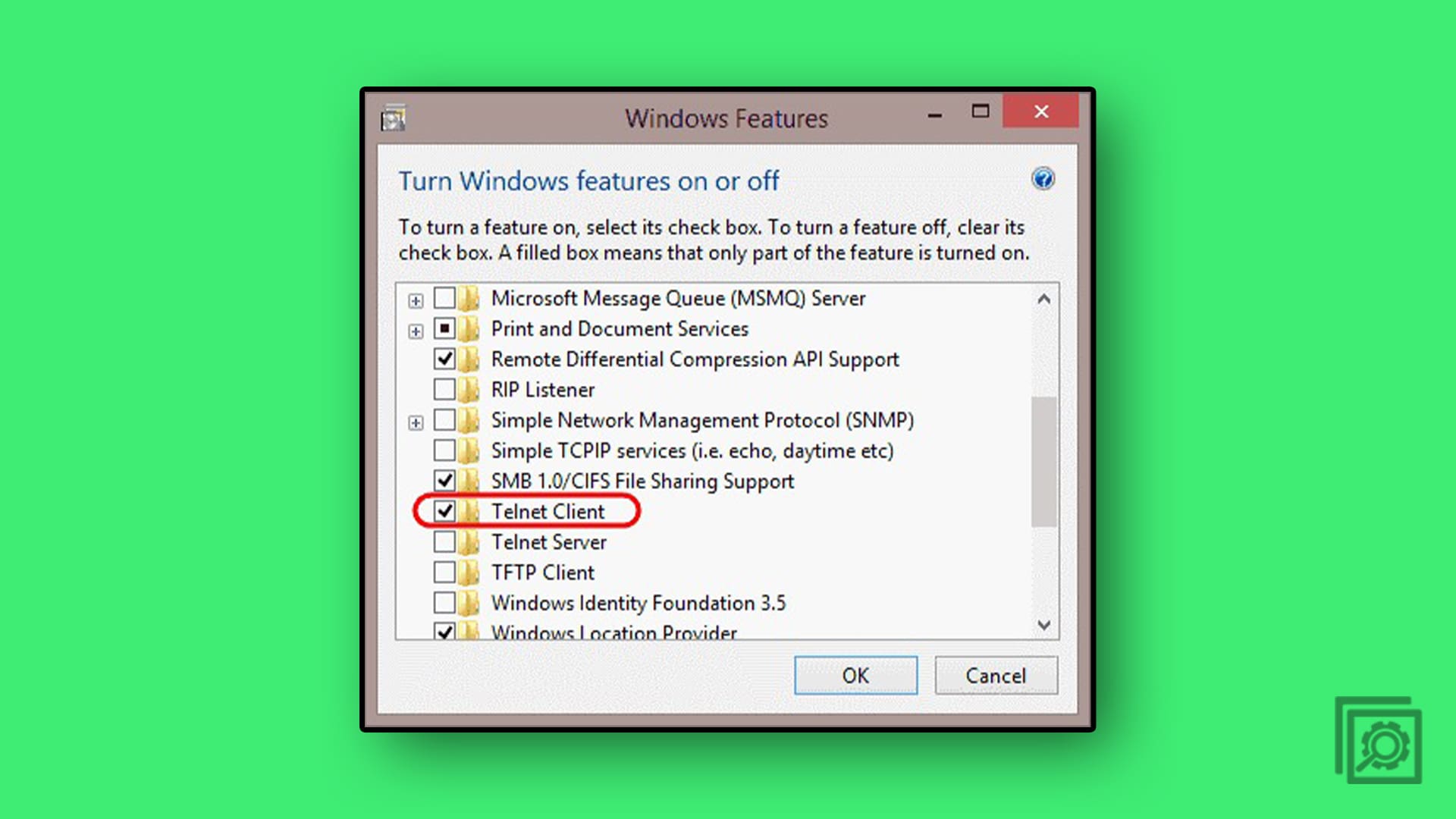 How to Install Telnet in Windows 11