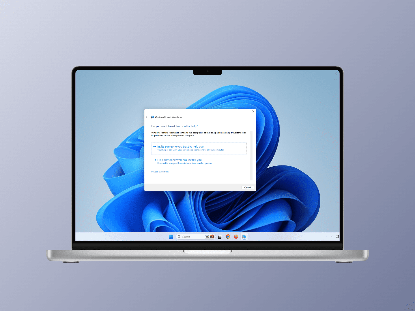 Windows 11 How to Send Remote Assistance Invitation