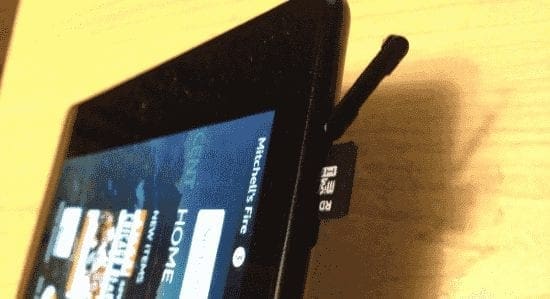 Kindle Fire SD Card