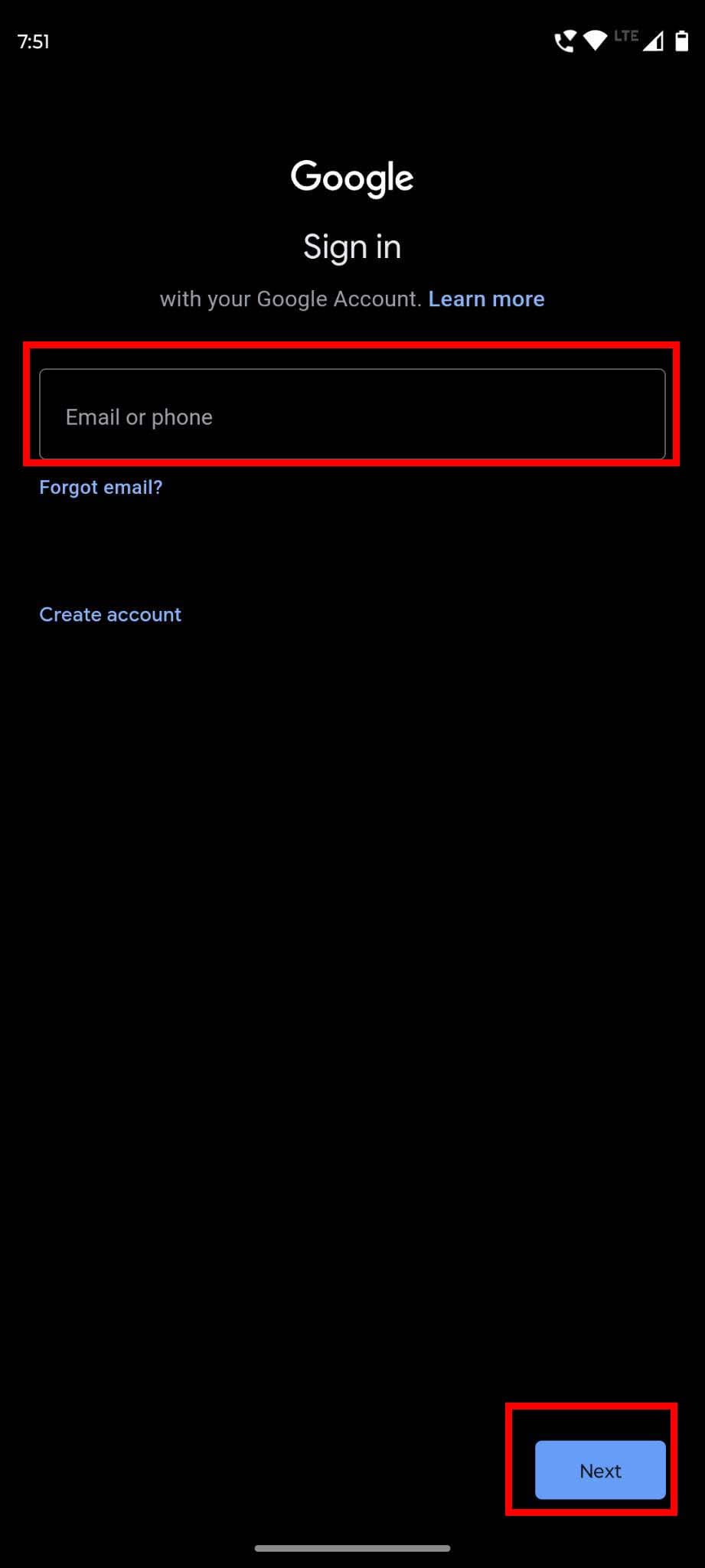 Change Default Google Account by Removing and Adding Accounts