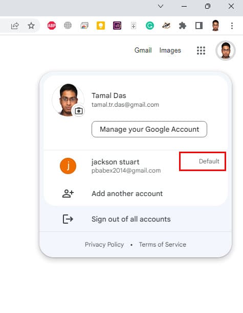 How to Change Default Google Account on Desktop