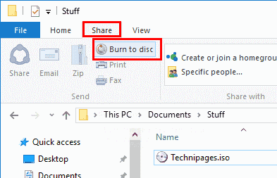 how to purge is iso file in windows