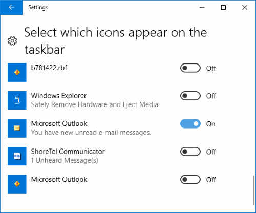 email notifications in outlook