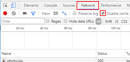 what to check for no cache