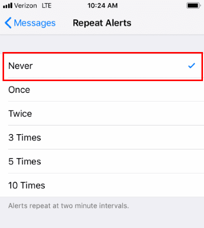 Re: How to make iPad 2 play alert tone for messages twice?