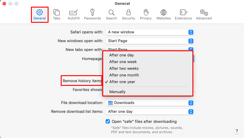 Learn how to delete history on Safari automatically