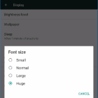 Android: Increase Text Size In Apps