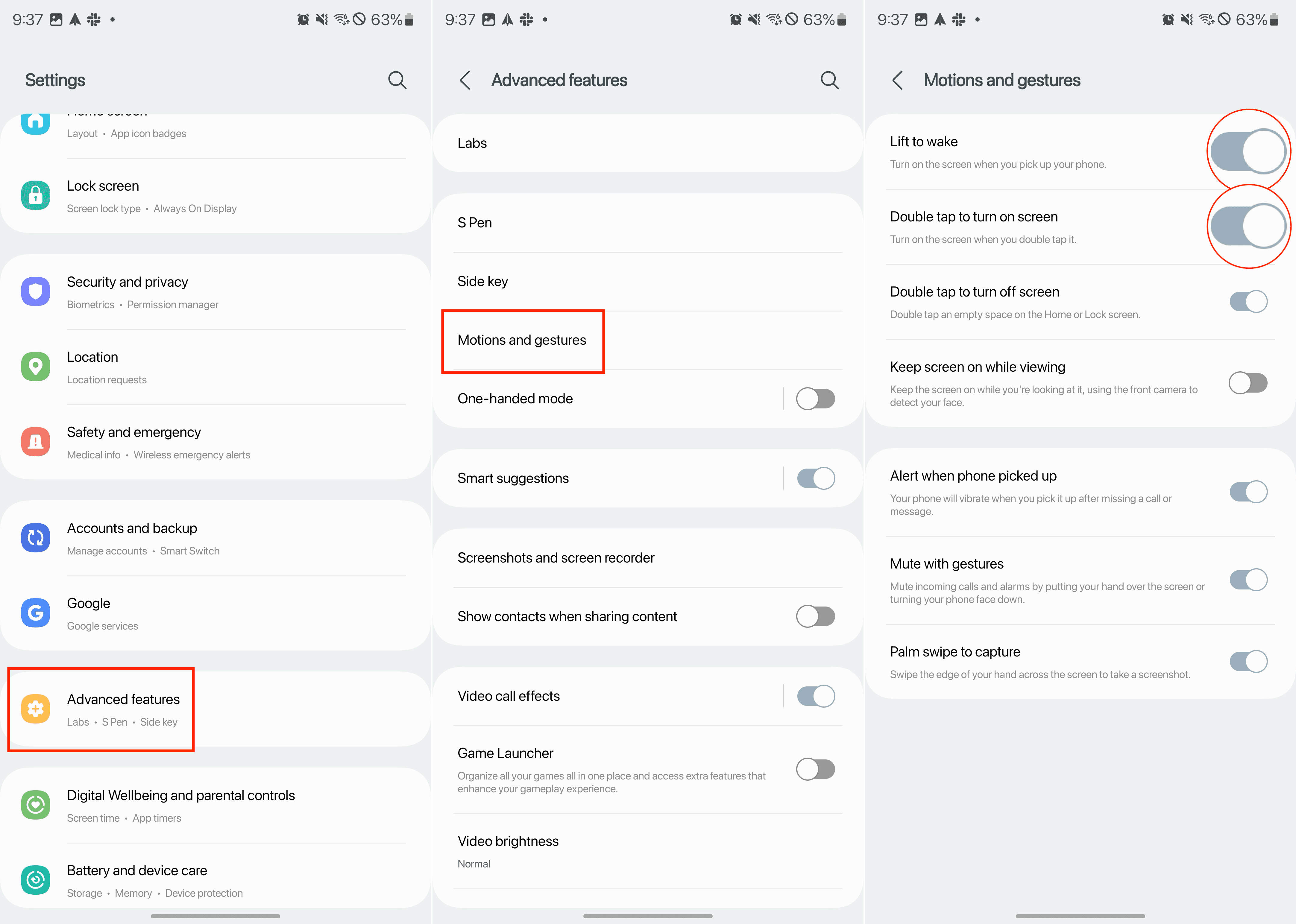 How to prevent accidental butt-dialing in Android - Lift and Tap to wake