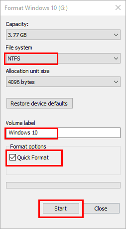 Format drive to fix The disk is write protected issue