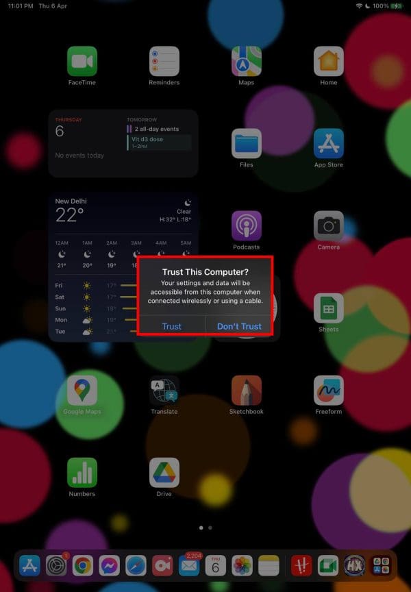 iPhone/iPad Not Detected in Windows 10