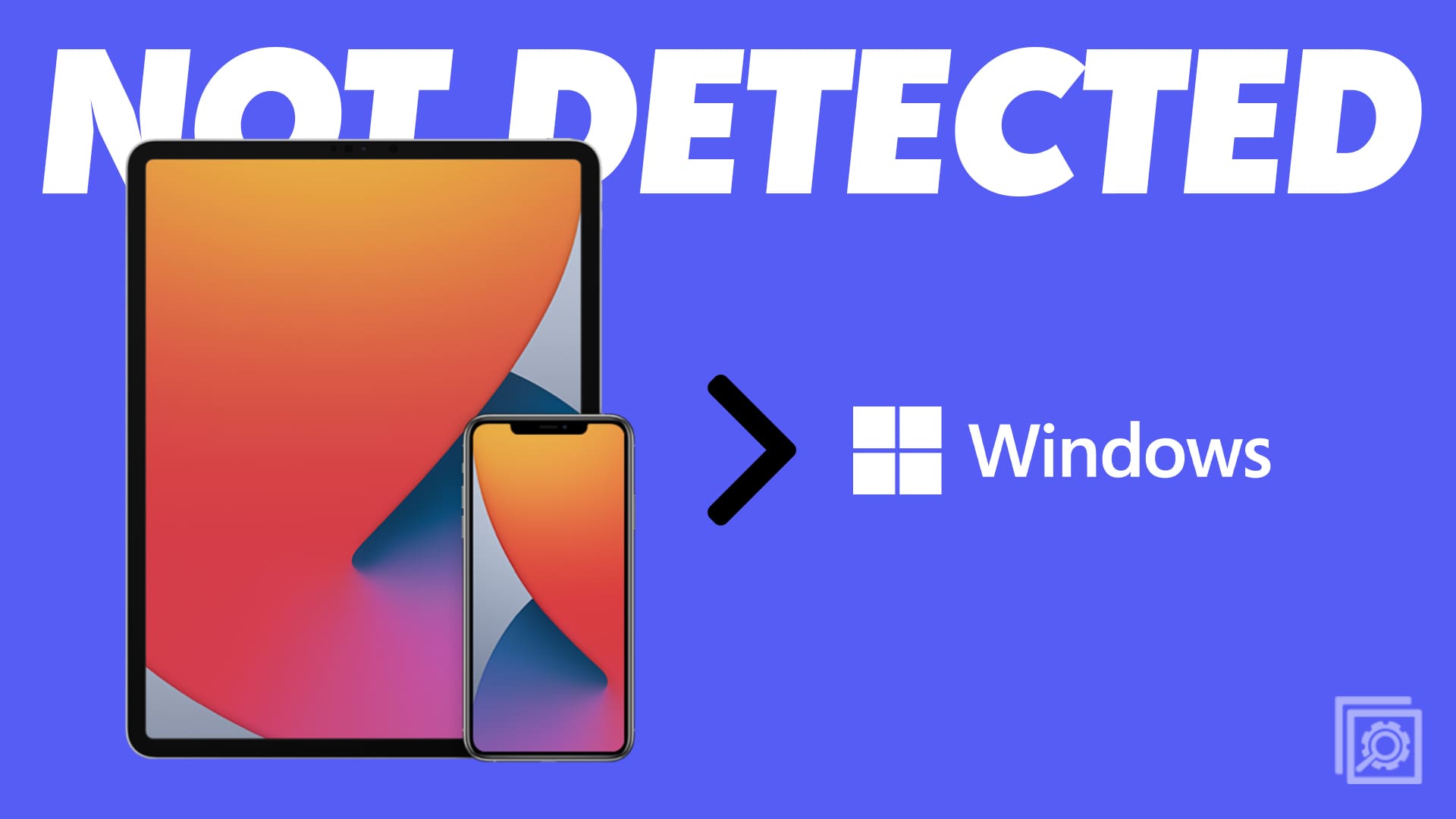iPhone iPad Not Detected in Windows Header