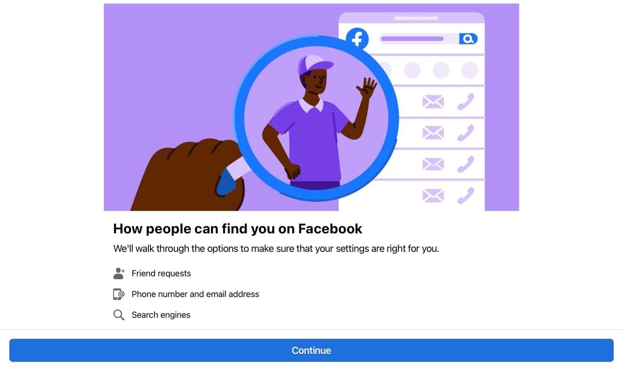 How People Can Find You on Facebook Privacy Checkup