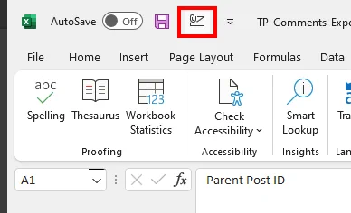 Office Email Icon on Quick Access Toolbar