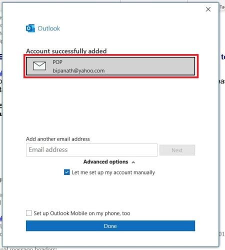 Outlook 2021/2019/2016: Add Yahoo Mail